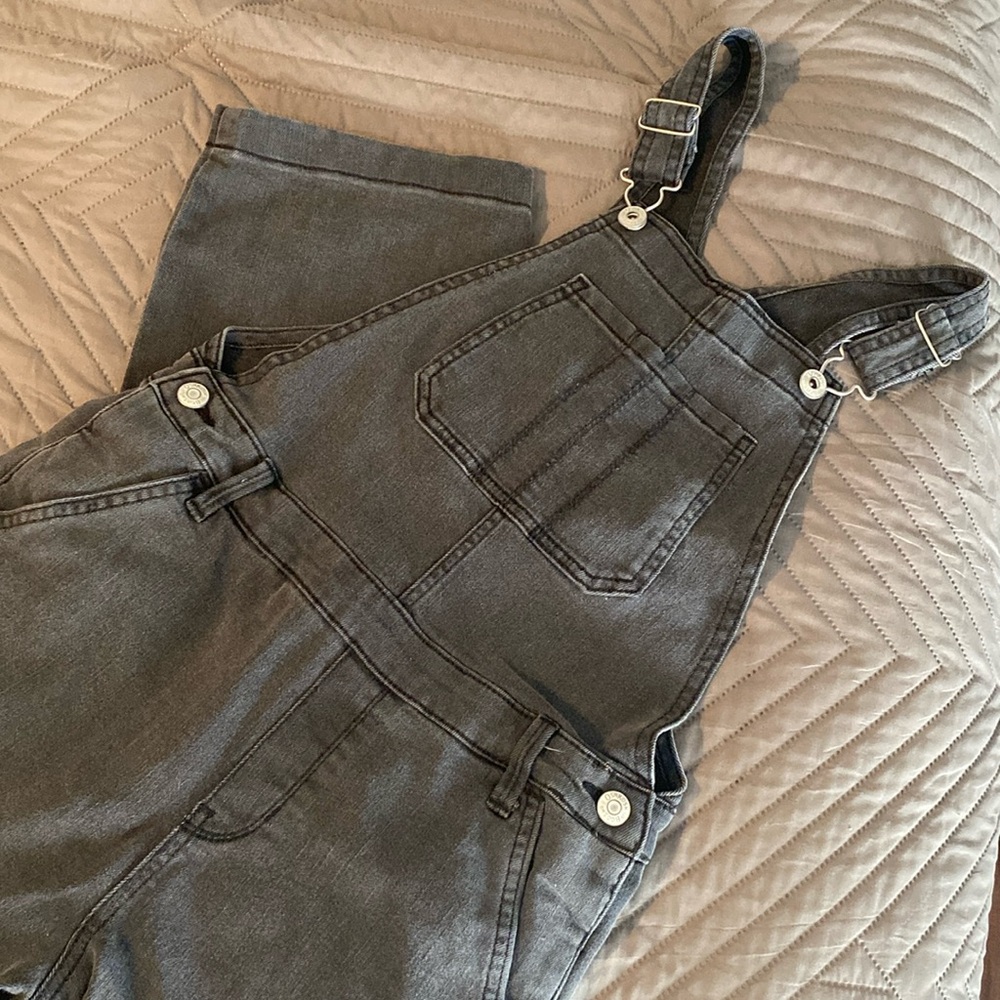 Oshkosh washed black overalls size 14